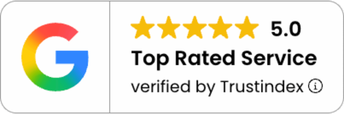 Avis Google 5 étoiles - Top rated service - verified by trustindex